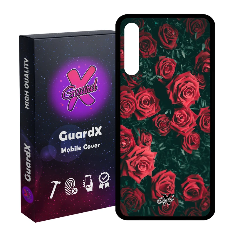 کاور گارد ایکس طرح Flower مدل Glass10208 مناسب برای گوشی موبایل هوآوی Y8P / P Smart S