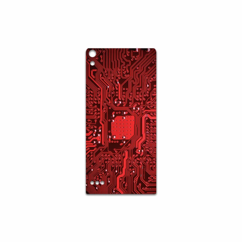 برچسب پوششی ماهوت مدل Red Printed Circuit Board مناسب برای گوشی موبایل هوآوی Ascend P6