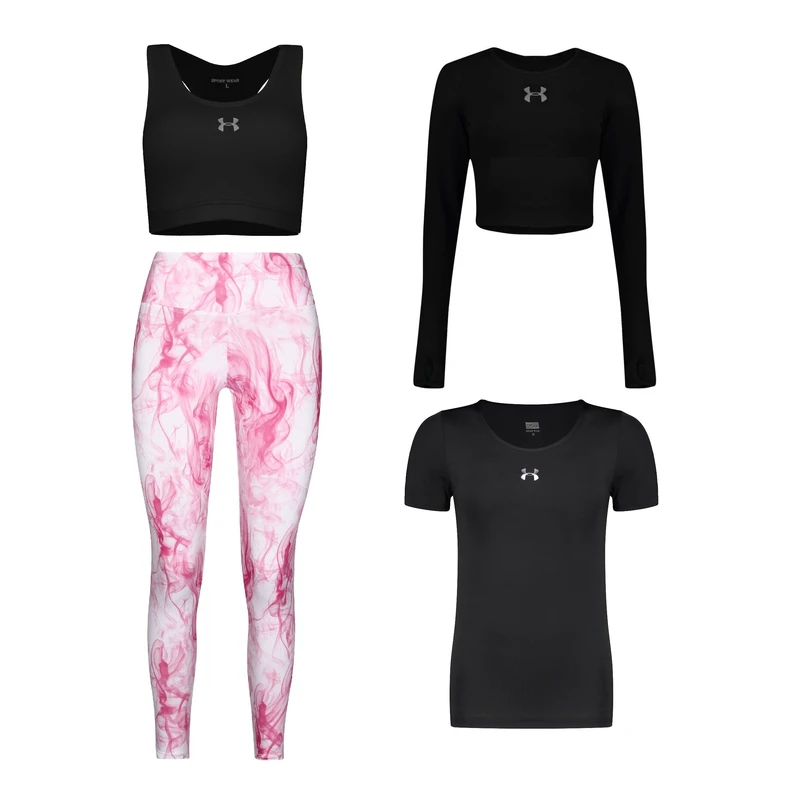 ست چهار تکه لباس ورزشی زنانه مدل 1801-4104-7101-63