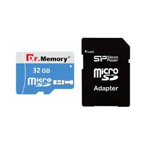 کارت حافظه microSDHC دکتر مموری مدل DR6023 آبی کلاس 10استاندارد HC  ظرفیت 32 گیگابایت همراه با اداپتور SD