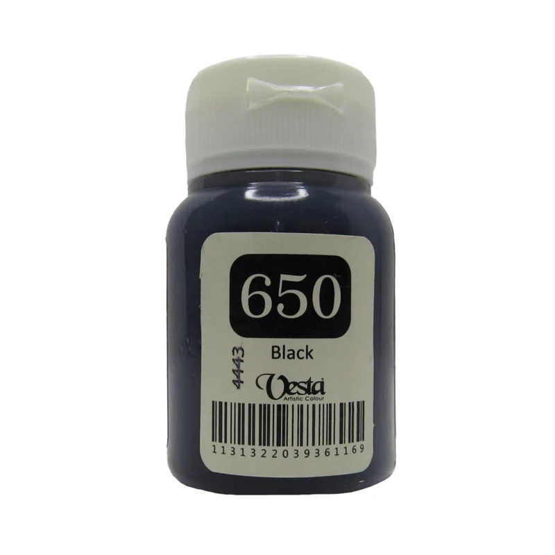 رنگ پارچه وستا مدل bla-650 حجم 60 میلی لیتر