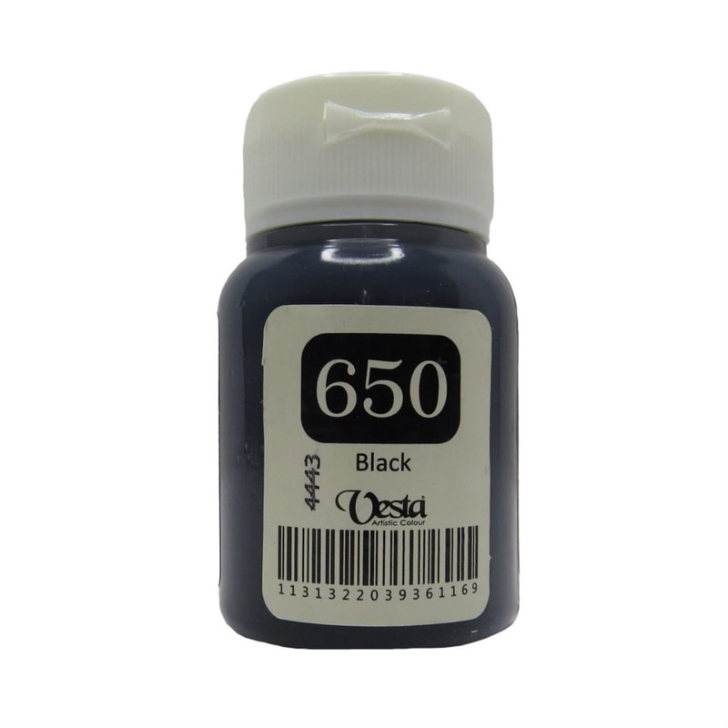 رنگ پارچه وستا مدل bla-650 حجم 60 میلی لیتر