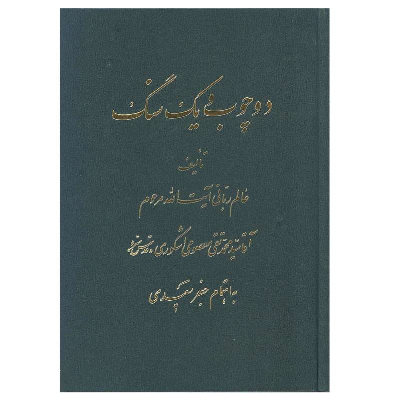 کتاب دو چوب و یک سنگ اثر سید محمدتقی معصومی اشکوری نشر سایه