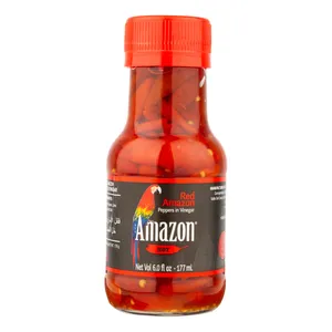 ترشی فلفل قرمز تند آمازون - 177 میلی لیتر