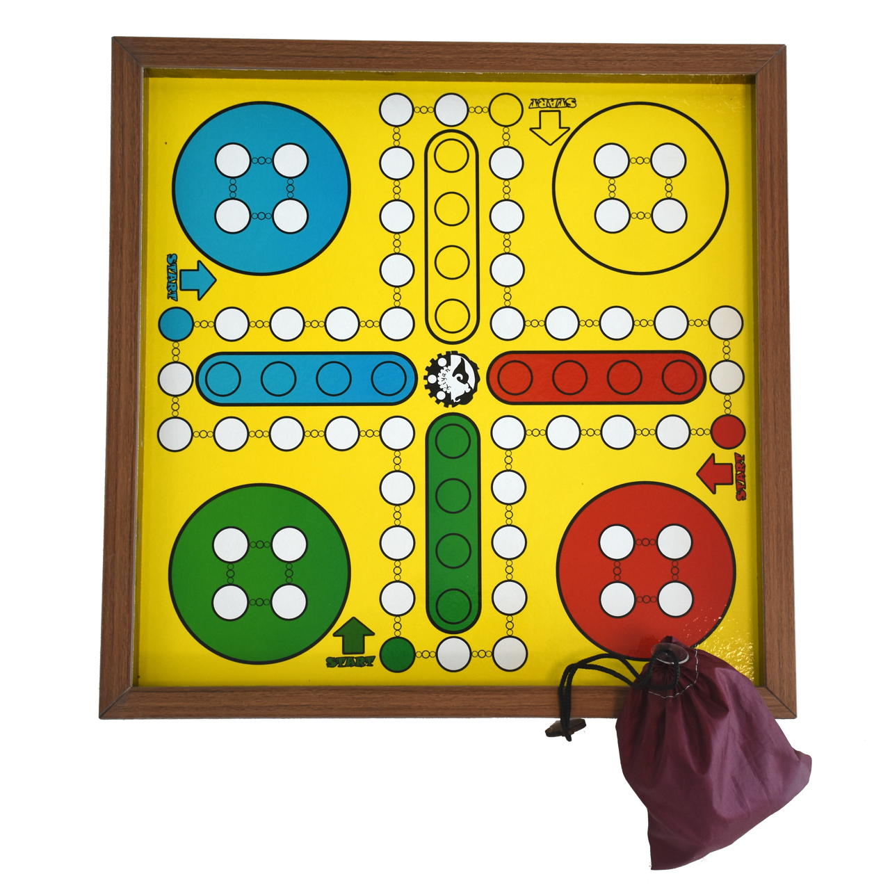 بازی فکری طرح منچ و مار و پله مدل 008