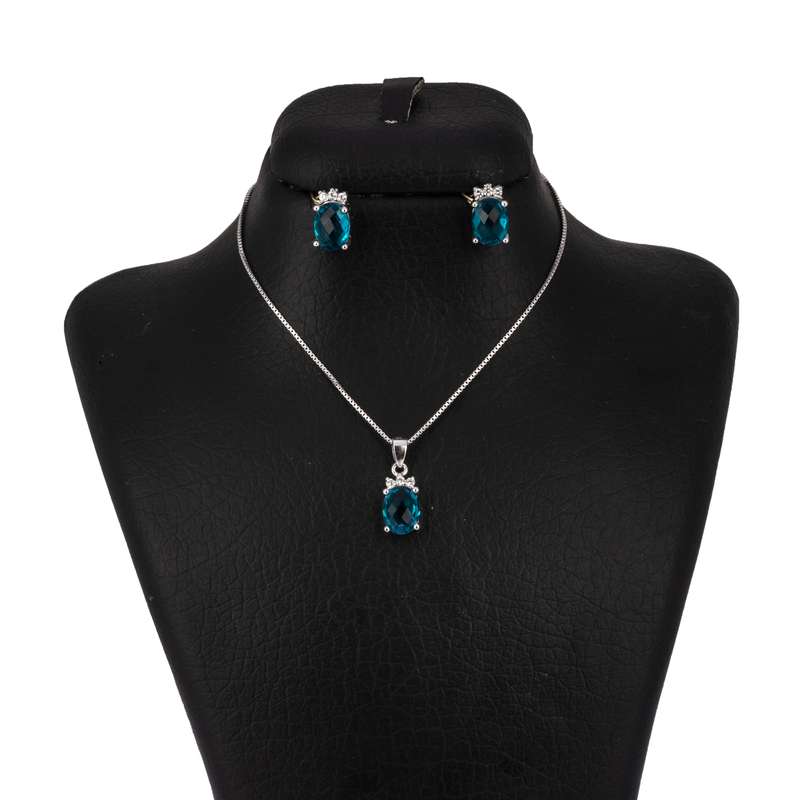 نیم ست نقره زنانه مدل 6003