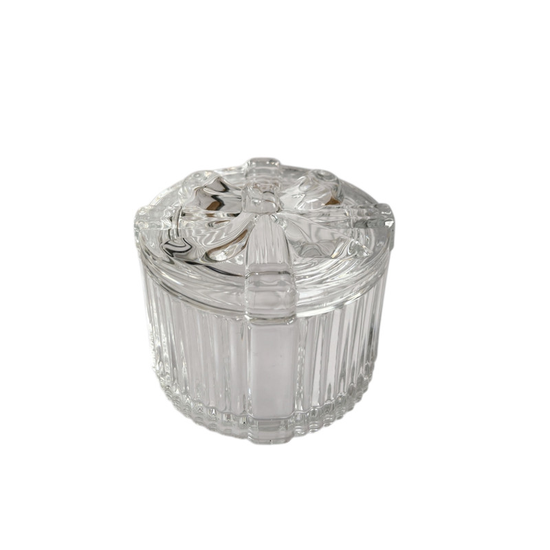 قندان دلی گلس مدل پاپیونی گرد کد G32-3-1