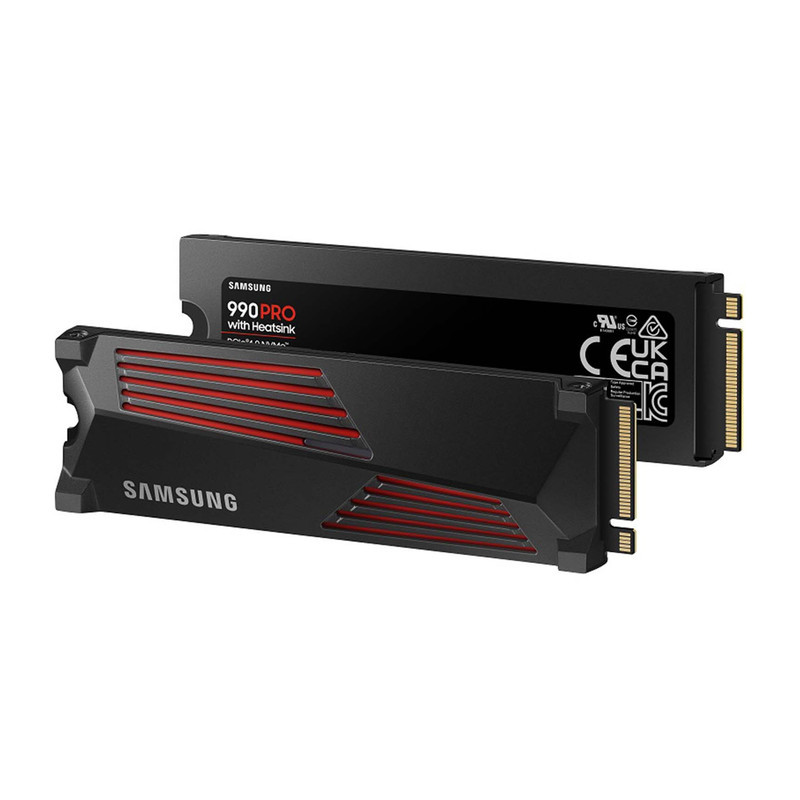 اس اس دی اینترنال سامسونگ مدل  990 PRO M.2-4TB W/HEATSINK ظرفیت چهار ترابایت