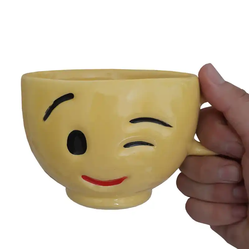 گلدان سرامیکی مدل چشمک