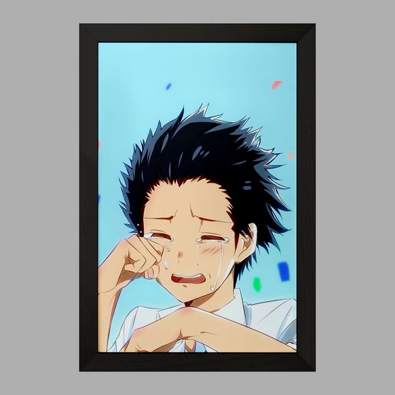 تابلو خندالو مدل شویا ایشیدا انیمه سایلنت ویس A Silent Voice  کد 15778