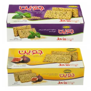 بیسکویت با طعم شیره انجیر و کنجد و ریحان گرجی - 500 گرم بسته 2 عددی