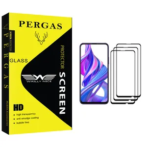 Waily Nice Pergas Glass Screen Protector For  Honor 9X Pro Pack Of 3