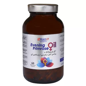 سافت ژل روغن گل مغربی و ویتامین E رزاویت بسته 60 عددی