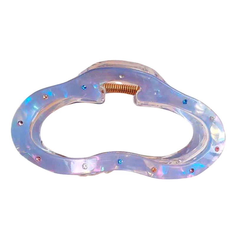 کلیپس مو زنانه مدل ابری مرمری نگینی کد ngr407