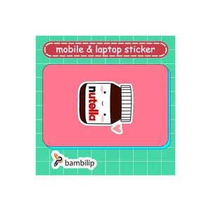 استیکر بامبیلیپ مدل کارت عابر طرح نوتلا عاشق کد 3810470