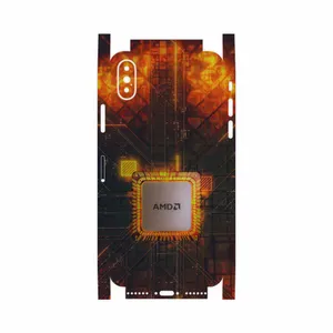 MAHOOT AMD Brand-FullSkin Cover Sticker for Apple iPhone X