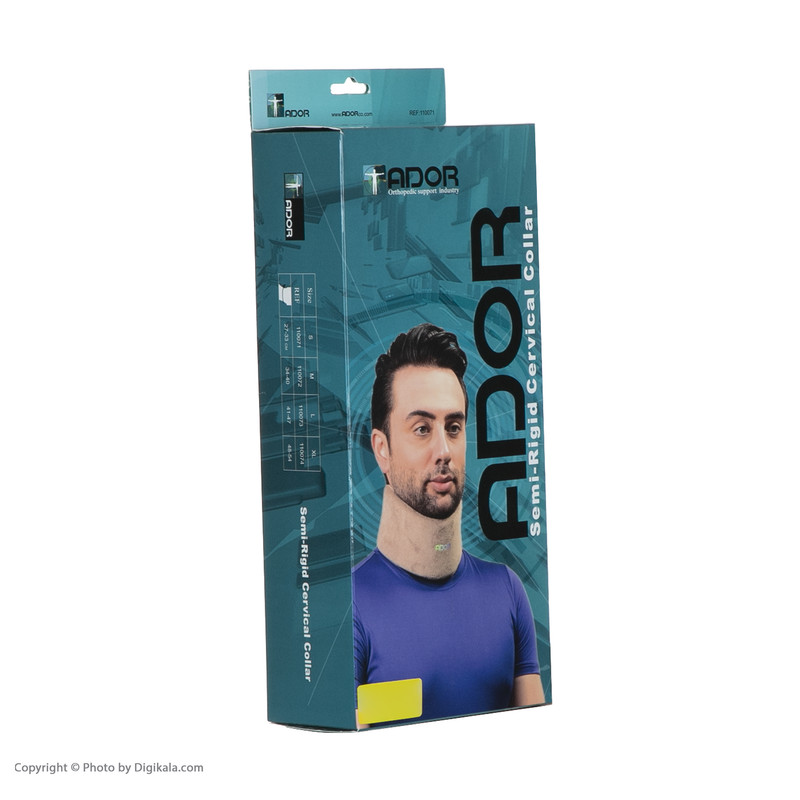 گردن بند طبی آدور سری نیمه سخت مدل 110071