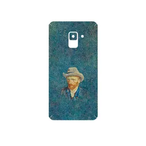 MAHOOT Self portrait with a gray felt hat Cover Sticker for Samsung Galaxy A8 2018