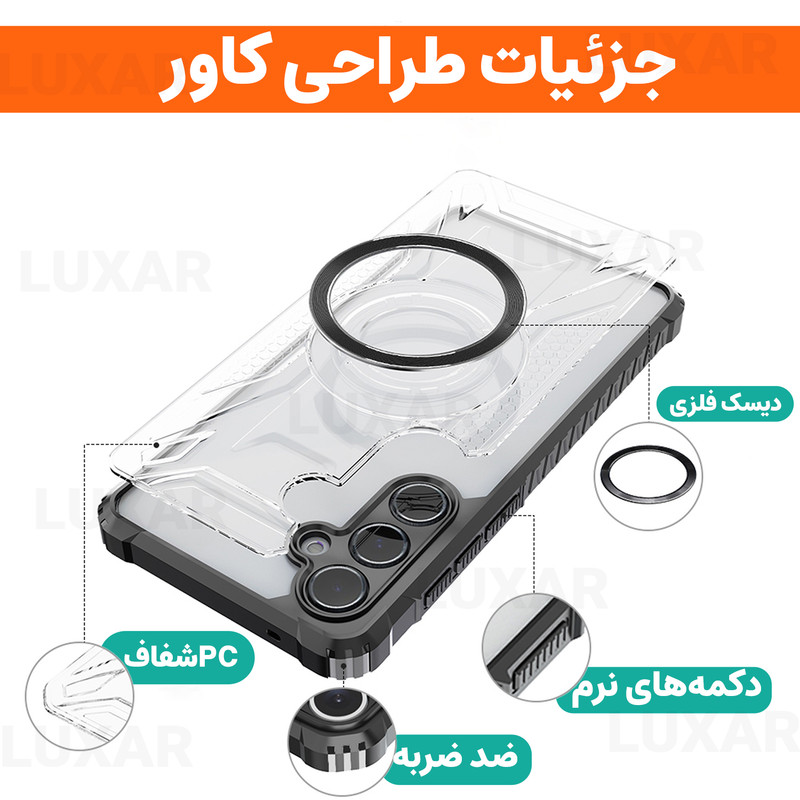 کاور لوکسار مدل note11 -Luxmag مناسب برای گوشی موبایل شیائومی Redmi Note 11 4G / Note 11S 4G