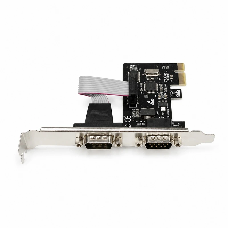 کارت توسعه PCIe به 2 پورت سریال RS232 مدل PCIe-2S