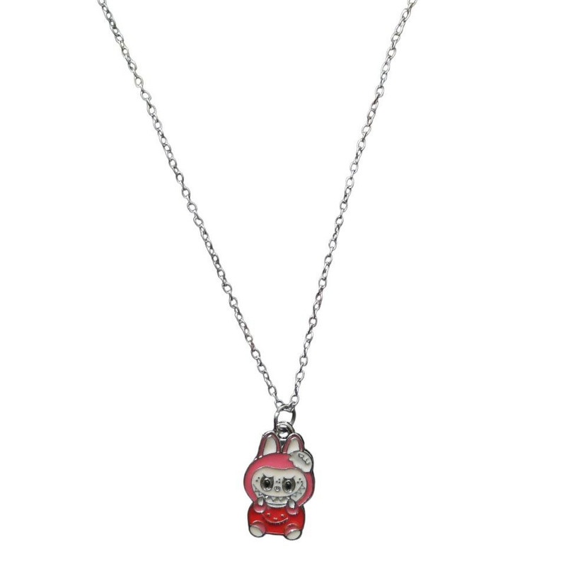 گردنبند دخترانه مدل لبوبو کد mn 13 