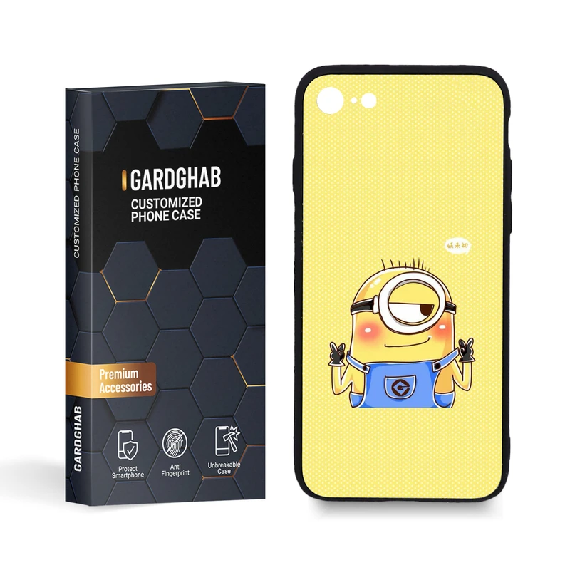 کاور گارد قاب مدل مینیون مناسب برای گوشی موبایل اپل iPhone 7/8 / SE 2020