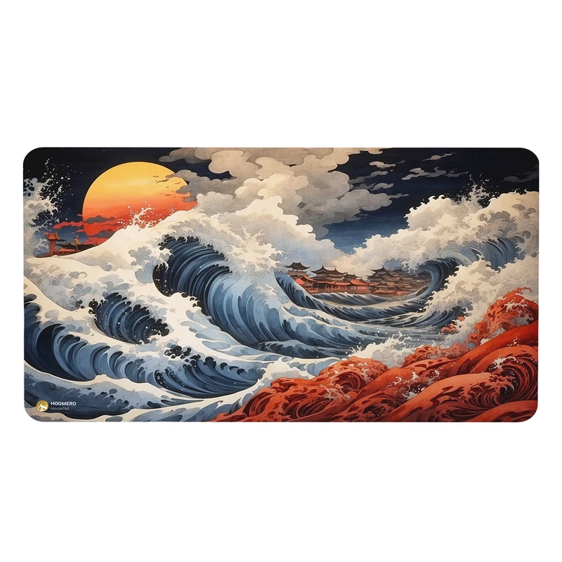 ماوس پد هومرو مدل MX2530 طرح ژاپنی نقاشی سبک ونگوگ
