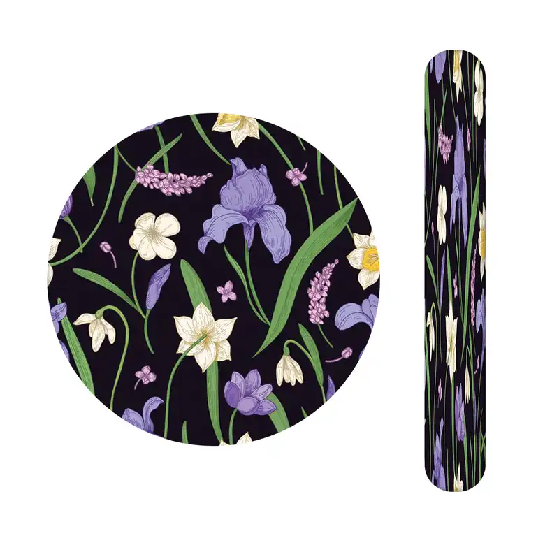 سوهان ناخن مندیکس مدل گل کد 413 به همراه آینه جیبی