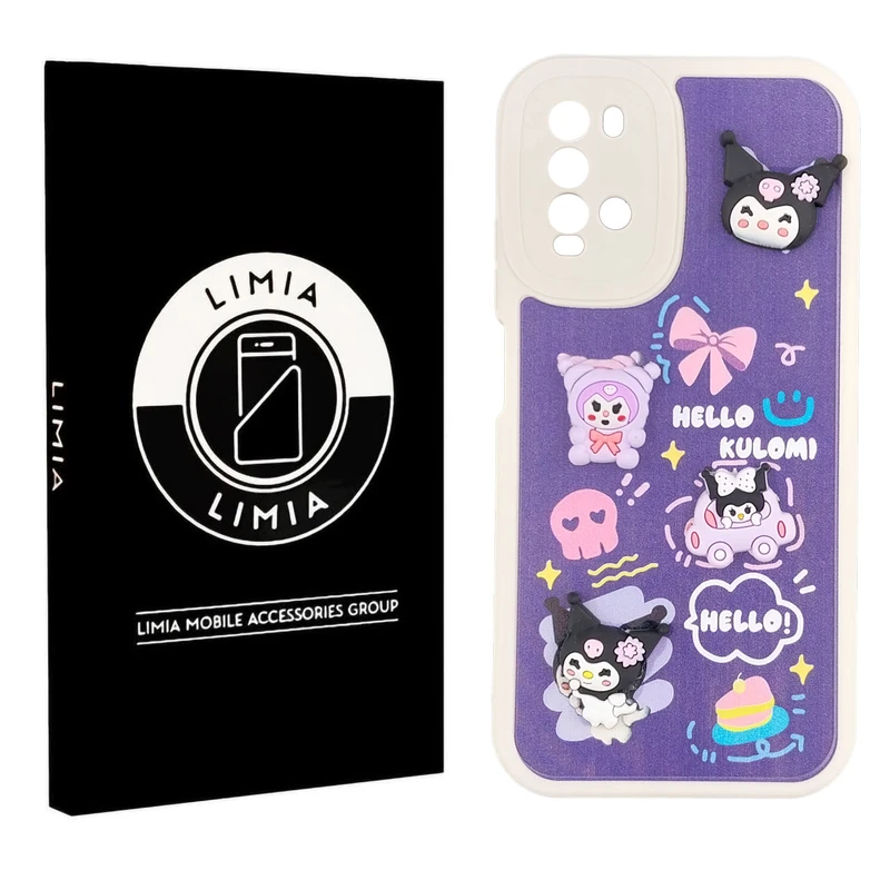 کاور لیمیا مدل فانتزی لنزدار ژله ای طرح عروسکی برجسته مناسب برای گوشی موبایل شیائومی Redmi Poco M3