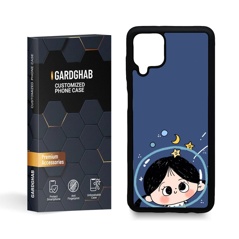 کاور گارد قاب مدل دخترانه مناسب برای گوشی موبایل سامسونگ galaxy A12