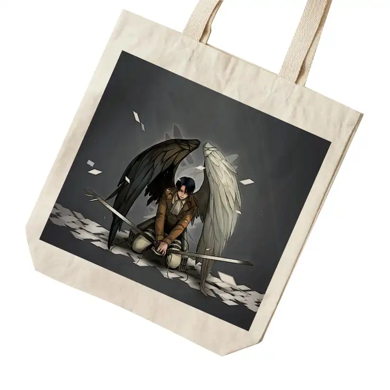 ساک خرید ترمه طراحان ایده مدل Attack on Titan کد strm0369 - S