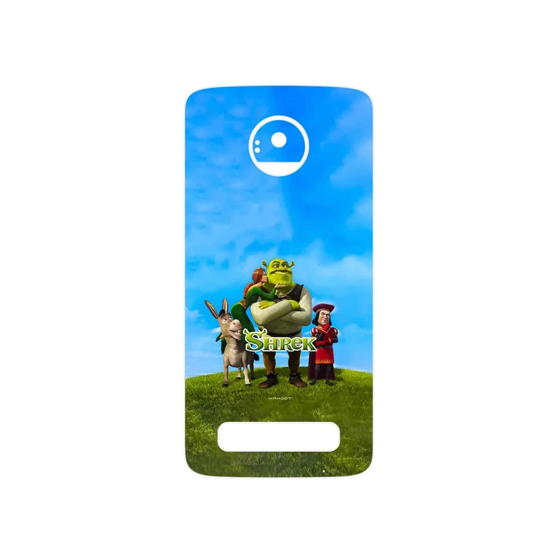 برچسب پوششی ماهوت مدل Shrek مناسب برای گوشی موبایل موتورولا Moto Z Play