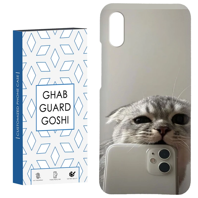 کاور قاب گارد گوشی طرح گربه سلفی کد Dimo-206 مناسب برای گوشی موبایل شیائومی Redmi 9A / 9i