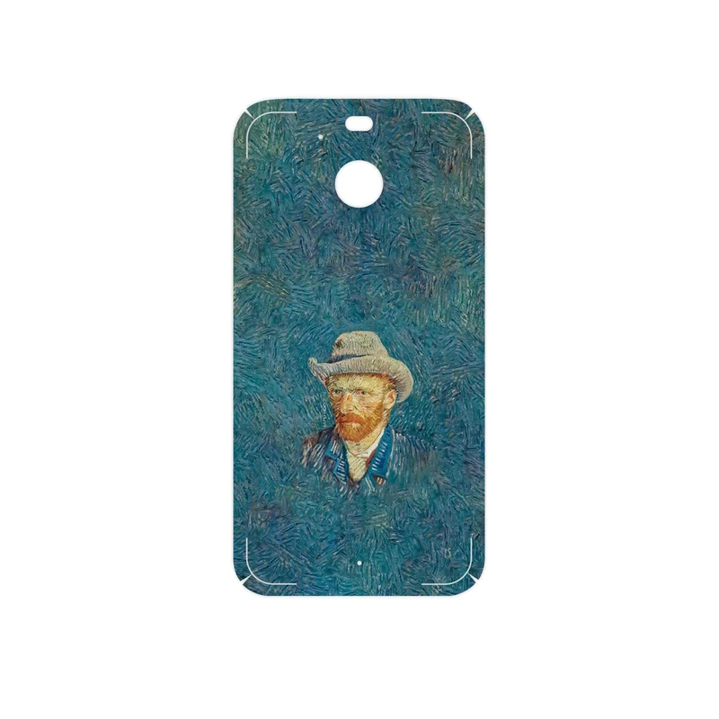 برچسب پوششی ماهوت مدل Self portrait with a gray felt hat مناسب برای گوشی موبایل اچ تی سی 10 Evo