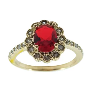 انگشتر زنانه مدل یاقوت کد ys-As4