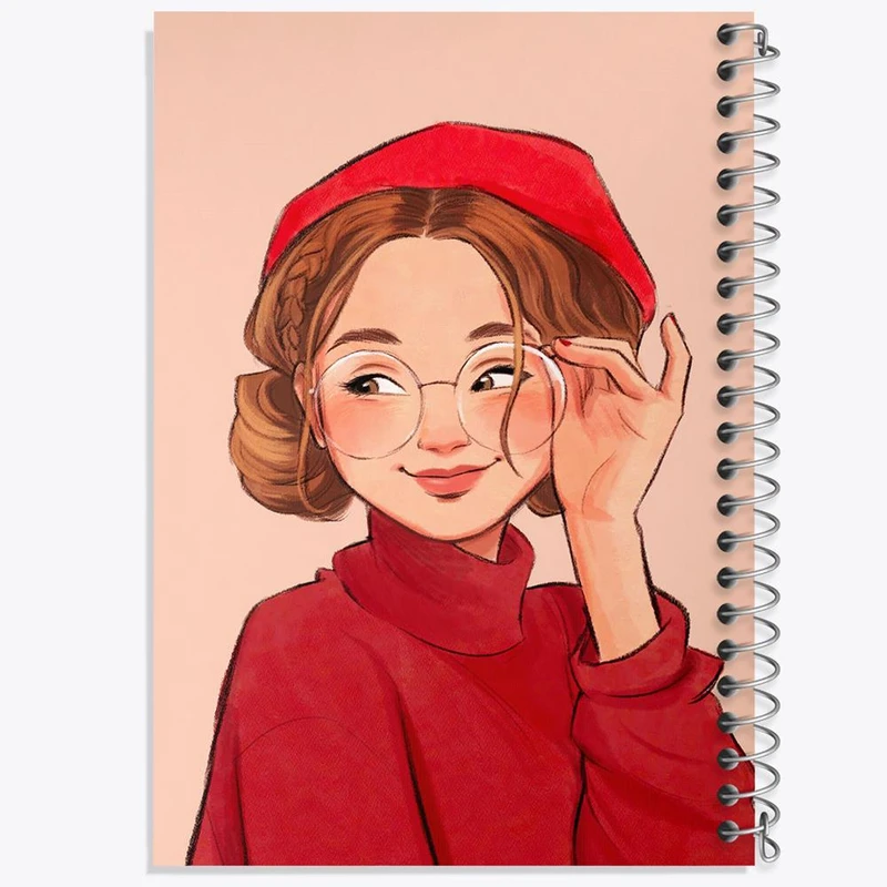 دفتر نقاشی 50 برگ خندالو مدل دخترانه کد 25651