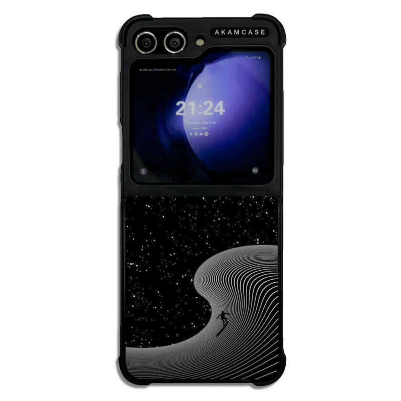 کاور آکام مدل AMC-WSGZFLIP5-ILLUSION-8 مناسب برای گوشی موبایل سامسونگ Galaxy Z Flip 5