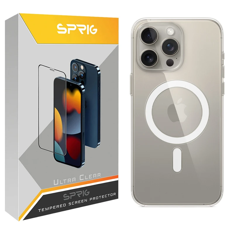 کاور اسپریگ مدل Clear Magsafe مناسب برای گوشی موبایل اپل Iphone 15 Pro Max