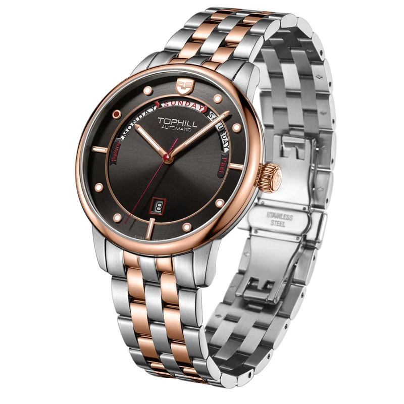 ساعت مچی عقربه‌ای اتوماتیک مردانه تاپ هیل مدل TW071G.S7188