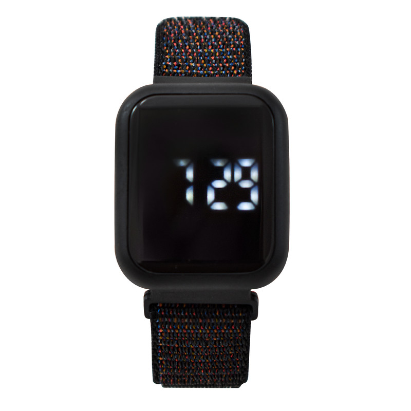 ساعت مچی دیجیتال زنانه مدل بندپارچه ایی N255