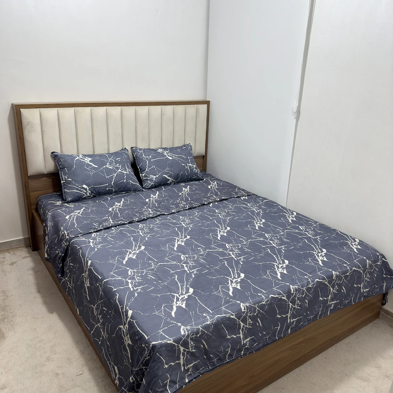 سرویس ملحفه ناتوسا مدل گرانیت کد 180 دو نفره چهار تکه