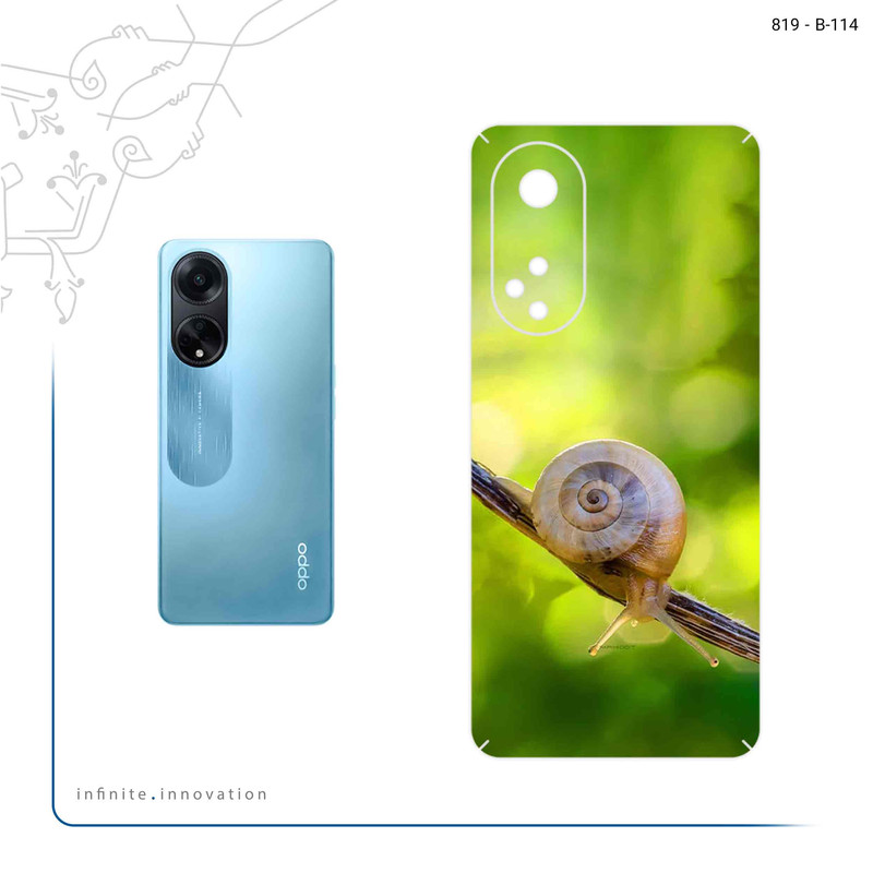 برچسب پوششی ماهوت مدل Snail مناسب برای گوشی موبایل اپو A98
