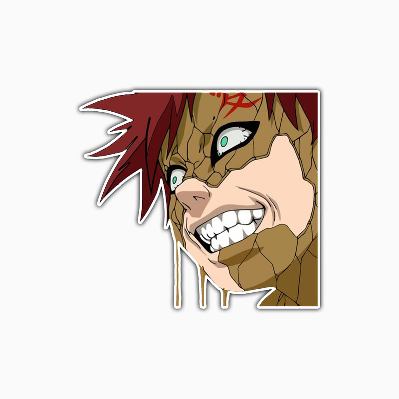استیکر لپ تاپ و موبایل بووم طرح انیمه Naruto مدل Gara کد PS113