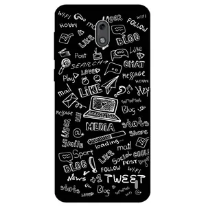 Megafone Social Media 1898 Cover For Nokia 1