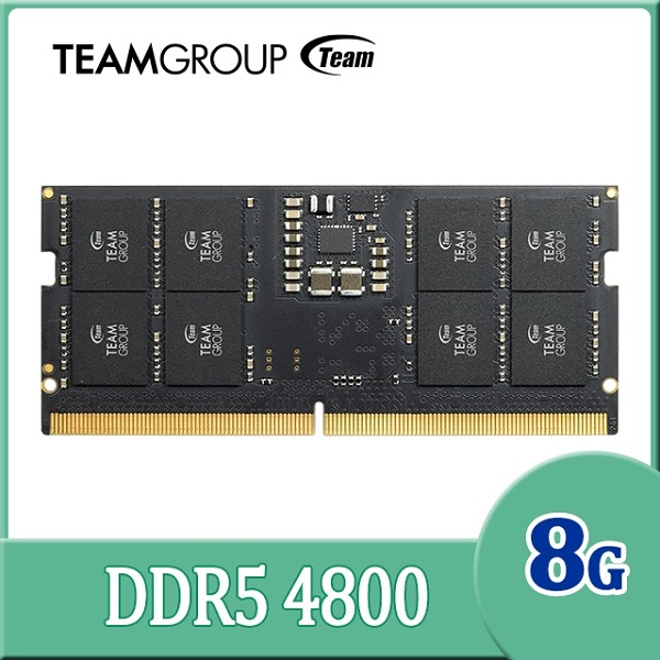 رم لپ تاپ DDR5 تک کاناله 4800 مگاهرتز CL40 تیم گروپ مدل ELITE ظرفیت 8 گیگابایت