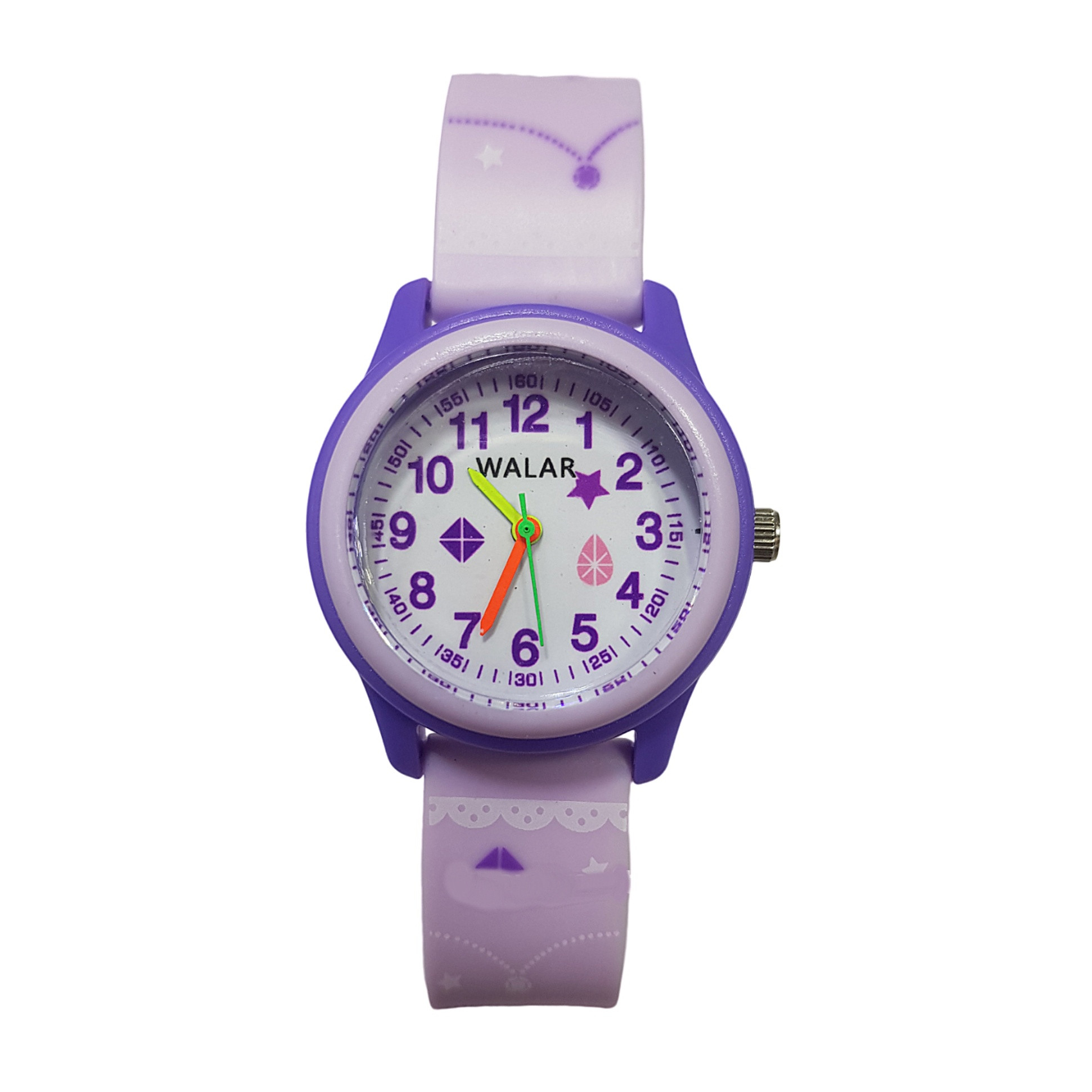 ساعت مچی عقربه ای بچگانه والار مدل ضدآب طرح ستارگان کد 16 ساعت مچی عقربه ای بچگانه والار مدل ضدآب طرح ستارگان کد 16