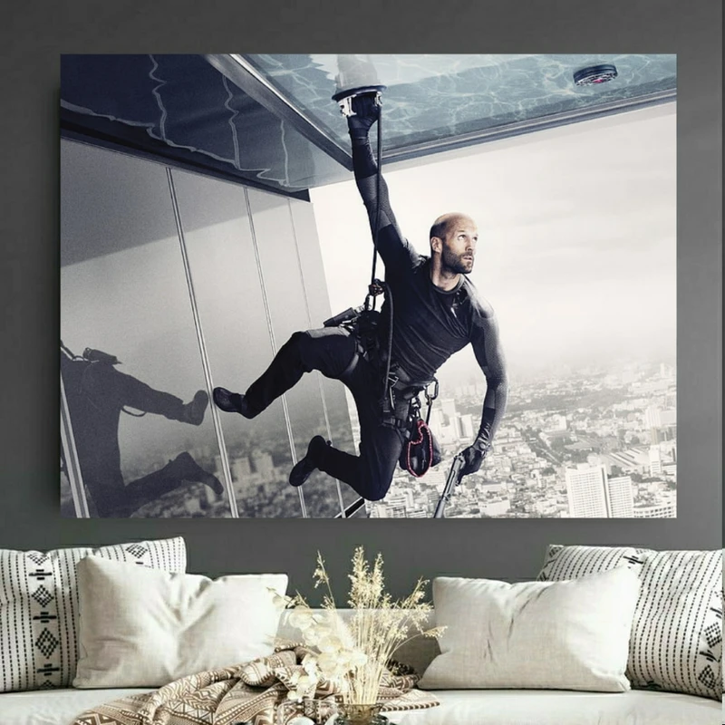 پوستر طرح بازیگر هالیوود مدل جیسون استاتهام کد PD1301022