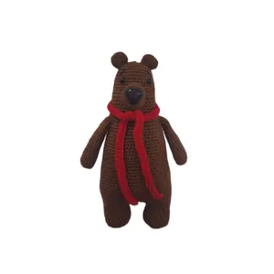 عروسک بافتنی طرح خرس