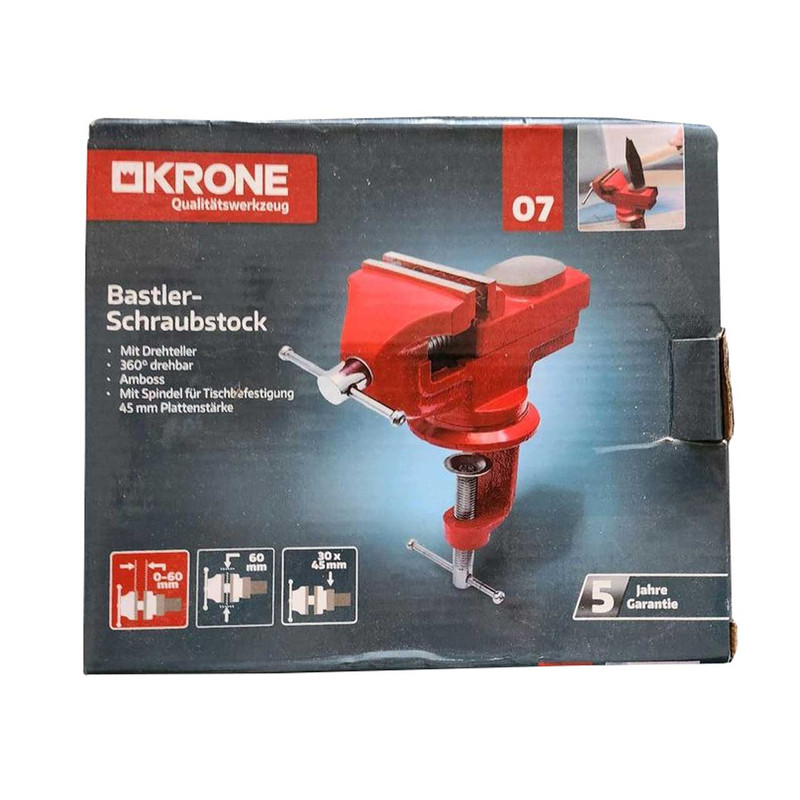 گیره بغل میزی کرون مدل 07 سایز 60 میلی متر