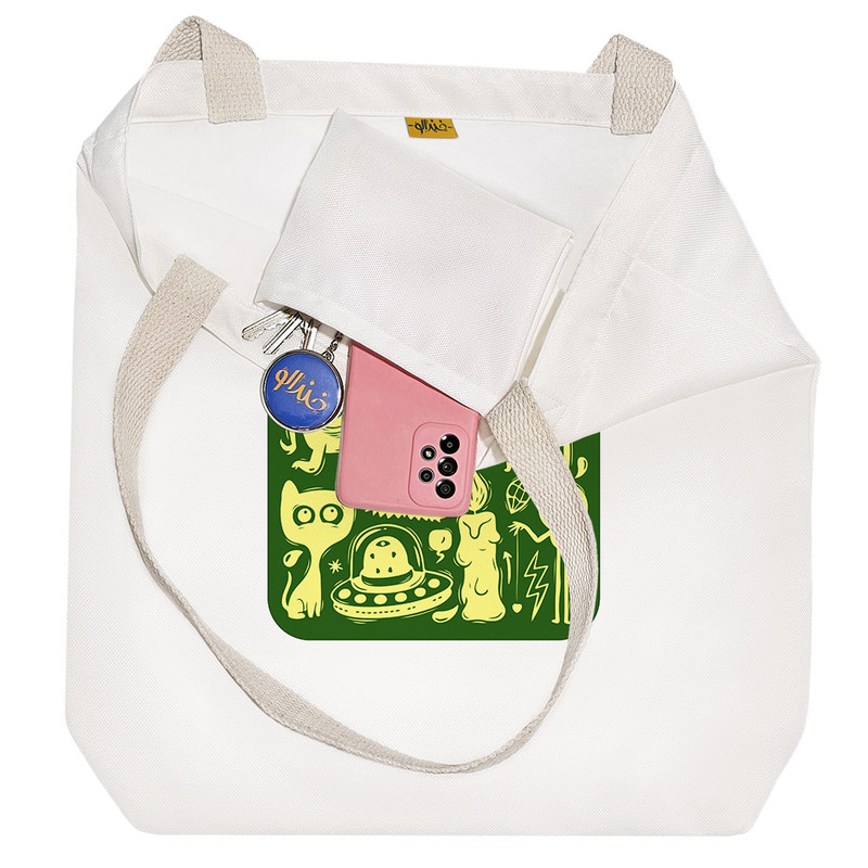 ساک خرید خندالو مدل موجودات فضایی کد 8710